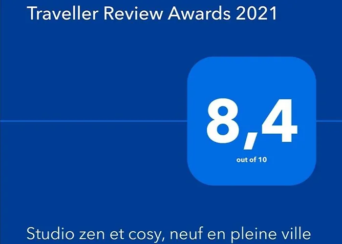Studio zen et cosy, neuf en pleine ville